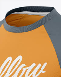 Download Men S Raglan Long Sleeve T Shirt Mockup Front Half Side View In Apparel Mockups On Yellow Images Object Mockups