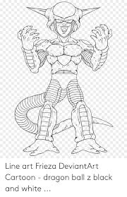 Maybe you would like to learn more about one of these? Line Art Frieza Deviantart Cartoon Dragon Ball Z Black And White Frieza Meme On Me Me