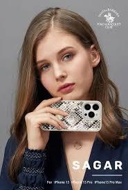 iPhone 15 Pro Sagar Series Genuine Santa Barbara Leather Case