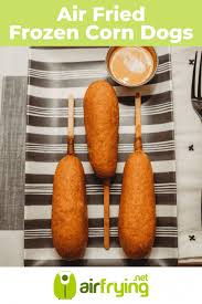 Place corn dogs on the prepared baking sheet and bake for. Cooking Frozen Corn Dogs In Air Fryer Quicker Than In An Oven