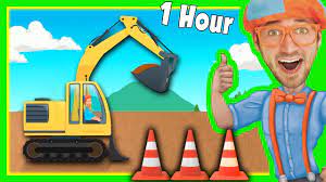 Diggers For Children With Blippi And More 1 Hour Long Children Digger Amazing Adventures