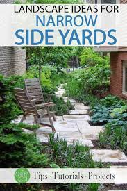 Landscaping Ideas For Narrow Side Yards Garden Lovin Backyard Landscaping Designs Side Yard Landscaping Home Garden Design