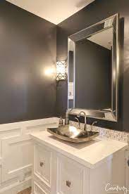 Benjamin Moore Collingwood Color Spotlight Powder Room Decor Bathroom Interior Design Powder Room Design