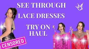 Nude Try On Haul Videos - See-through, NSFW Dresses - Page 184 Of 316 -  YTBoob