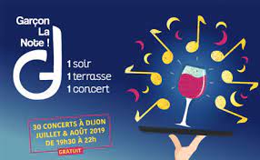 La ville de dijon organise ce festival musical gratuit visant à animer le centre ville les soirs de semaine principalement sur les terrasses publiques des cafés et restaurants pendant la période estivale. Accueil Garcon La Note Edition 2019 Umih 21