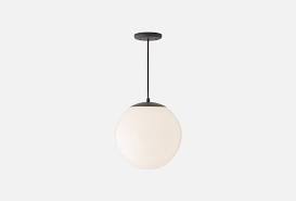 10 Easy Pieces White Globe Pendant Lights Remodelista