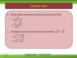 Contoh soal dan jawaban matematika pertidaksamaan rasional. Contoh Soal Persamaan Rasional Dan Irasional Berbagai Contoh