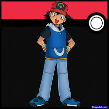 How To Draw Ash Ketchum From Pokemon How To Draw Ash Drawings Pokemon Pictures