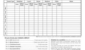 True Diabetes Monitoring Chart Excel Blood Sugar Monitoring