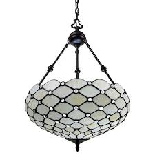 Free shipping on orders over $39. Tiffany Style Ceiling Hanging Pendant Lamp 18 2 Lights White Am1117hl18b Amora Lighting Overstock 9176383 White