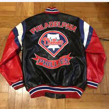 Official Mlb Philadelphia Phillies Bomber Varsity Jacket Szm 50 Shipped No Flaws Phillies Philadelphia Philad Mlb Jackets Varsity Jacket Baseball Jacket