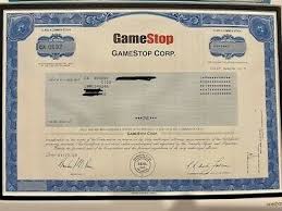 Plus, gme info will be updated daily in your zacks.com portfolio tracker. Authentic Gamestop Paper Stock Certificate From 2009 Gme