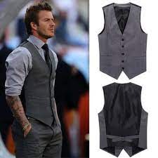 And if the suit meets all the latest fashion trends, it is a huge plus to the owner. Beckham Vest Men S Formal Suit Tank Top Suit V Necked Slim Fit Fashion Men Vest Free Shipping Mwm072 Casual Suit Vest Mens Suit Vest Mens Outfits