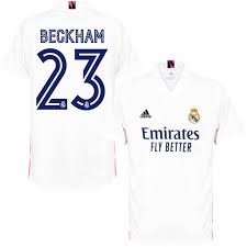 Jun 24, 2021 · der stürmer von real madrid erzielte zwei tore und spielte 93 minuten. Adidas Real Madrid Home Beckham 23 Trikot 2020 2021 Offizielle Beflockung