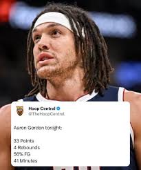 Aaron Gordon showed up and showed out in Game 4 😤