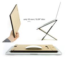 Ultra Thin Portable Multifunctional Laptop Stand Lapdesk Standing Stand 3 In 1 Ergonomic Device For Improving Y Laptop Stand Portable Laptop Workstation