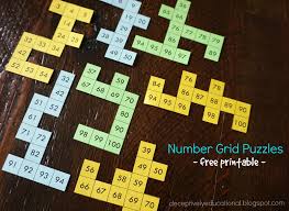 I thought it would be a snap for him, but as he sometimes transposes numbers, it became a source of major frustration. Relentlessly Fun Deceptively Educational Number Grid Puzzles Free Printable