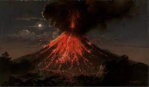 Зарубежный поп музыка для танцев регги. File Raden Saleh Merapi Volcano Eruption At Night 1865 Jpg Wikimedia Commons