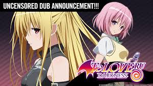 What's Better Than Watching To Love Ru Darkness Uncensored? Watching it  Dubbed!