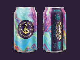 Mosaic Ipa Beer Label Design Beer Bottle Design Craft Beer Labels
