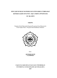 Profile perusahaan pt pnm persero. Top Pdf Pemberdayaan Karyawan Bagian Produksi Terhadap Kinerja Pada Pt Aqua Tirta Investama Di Klaten 123dok Com