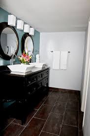 The 2020 A List 125 Of Elle Decor S Favorite Interior Designers Dark Brown Bathroom Brown Bathroom Brown Tile Floor Bathroom