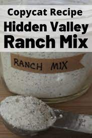 Homemade Ranch Recipe Spice Mix Recipes Homemade Dry Mixes Homemade Spices