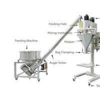 Coffee Powder Filling Machine Powder Mixing and Filling Machine with Feeder  | eBay