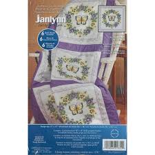 See more ideas about cross stitch, quilt blocks, stitch. Janlynn Stamped Cross Stitch Quilt Blocks 18 X18 6 Pkg Pansy Wreath Target