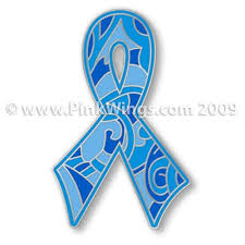 Cancer ribbon tattoos are worn by survivors. Prostate Cancer Ribbon Tattoo