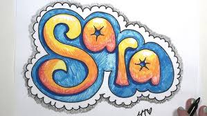 Sarah Name Speed Graffiti Art Youtube