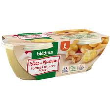 Répartir la garniture au poulet dans la croûte. Idees De Maman Pommes De Terre Poulet Bledina 2x200g 400g