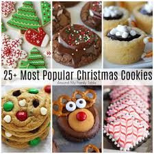 A variety of decorated american style christmas cookies. Most Popular Christmas Cookie Recipes Around My Family Table