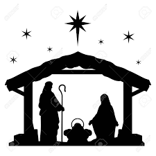 Nativity Scene Silhouette Holiday Holly Night Christmas Nativity Scene Silhouette Nativity Silhouette Nativity Scene