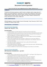 Document controllers are involved in managing and overseeing the documents of a particular project or for the whole organization as such. Document Controller Cv Sample Docs