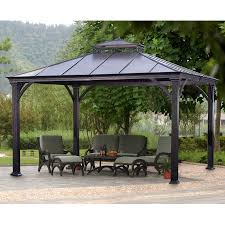 Sunjoy Deerfield Gazebo Outdoor Living Gazebos Canopies Pergolas Gazebos Sears I Need This For The Backyard Backyard Gazebo Gazebo Patio
