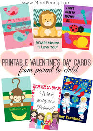 Here you can explore hq valentines day transparent illustrations, icons and clipart with filter setting like size, type, color etc. Printable Valentines Day Cards From Parent To Child Meet Penny