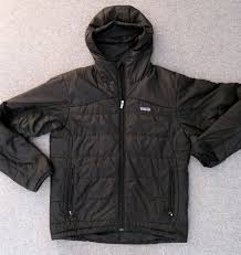 Patagonia Micro Puff Hooded Jacket Hoody Men S Medium M Black Primaloft Jackets Hoodies Men Patagonia Mens