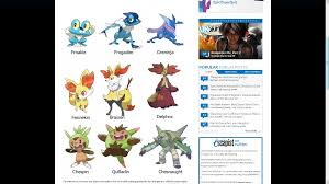 Pokemon X Y Starter Full Evolution Chains Imgur