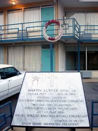 Marker At The Lorraine Motel Balcony Site Where Dr King Was Assassinated On April 4 1968 National Civil Rights Museum Civil Rights Museum Memphis