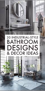 What defines industrial bathroom design? 20 Industrial Style Bathroom Design And Decor Ideas Materialsix Com