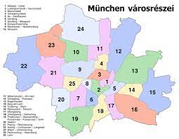 Goglenenémeth térkép irányítószámokkal / utca térk. Munchen Wikipedia