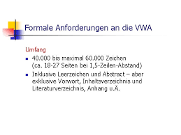 Schluss (fazit) zusammenfassung, resultate der arbeit. Die Vorwissenschaftliche Arbeit Als Teil Der Neuen Reifeprfung