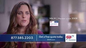 Options for wedding & event, pet, flood, & more. Aaa Insurance Auto Insurance Niki Ad Commercial On Tv
