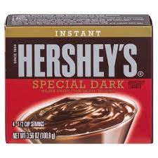 Oil.) combine pudding mix and milk; Buy Hershey S Instant Pudding Mix Special Dark Chocolate American Food Shop