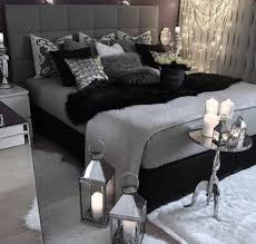 25 Trendy Ideas Bedroom Grey Black Silver Black Bedroom Decor White Bedroom Decor Black And Grey Bedroom
