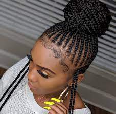 Ghana Weaving Braided Wig Ghana Weaving Braided Wig Cornrow Wig Full Lace Wig Ponytailh African Braids Hairstyles Girls Hairstyles Braids Braided Hairstyles