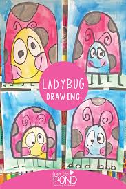 Ladybug, ladybug, fly away home. From The Pond Ladybug Drawing