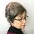 Senior Woman Short Hairstyles For Over 50 With Glasses