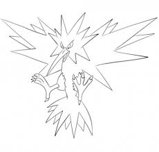 33 archaicawful zapdos coloring page. Zapdos Coloring Page At Getdrawings Free Download Coloring Home